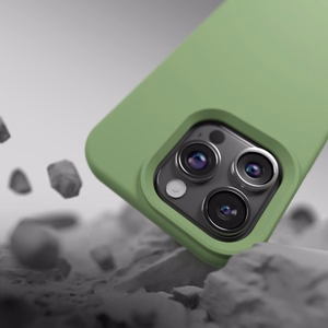 Etteri Silicone чехол iPhone 12 / 12 Pro 6,1" светло-зеленый