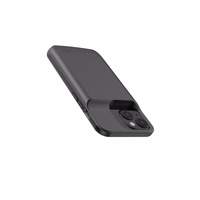 Tech-Protect PowerCase iPhone 14 / 14 Pro ar 4800mAh portatīvo lādētāju - melna