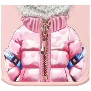 Nimmy Cool&Cute 2.0 Kaķa viedtālruņa apvalks iPhone 16 - rozā