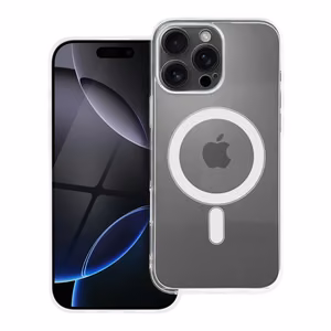 Caurspīdīgs viedtālruņa apvalks 2 mm IPHONE 16 Pro Max saderīgs ar Magnētisko (kameras aizsardzība) caurspīdīgs