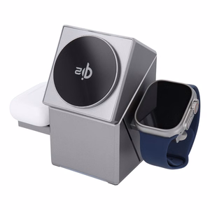 Bezvadu charging station Forcell 3in1 (F-06) (MagSafe) (Phone; Pods; Watch) 15W