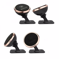 Automašīnas turētājs Baseus "Overseas Edition" sudrabs (magnētisks / lipīgs paliktnis)