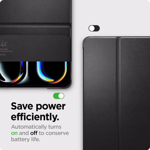 Чехол Spigen Smart Fold для iPad Pro 13" 2024 - чёрный