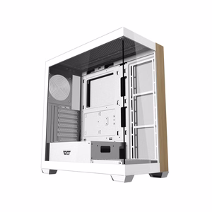 Darkflash DS900W datora korpuss bez ventilatoriem (balts)