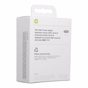 Lādētājs Apple USB-C 20W MUVV3ZM/A balts