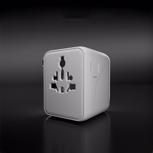 Universāls ceļojumu adapteris ar USB-A un 2x USB-C P
