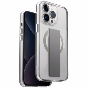 Uniq Heldro Mag Magclick uzlādes viedtālruņa apvalks iPhone 15 Pro Max - caurspīdīga