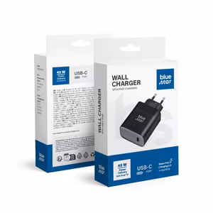 Phone charger Blue Star USB C QC4.0 PD 3A 45W TFB-TC-45W black