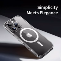 Rock Crystal Series Magnētiskais viedtālruņa apvalks Iphone 16 Plus caurspīdīgs