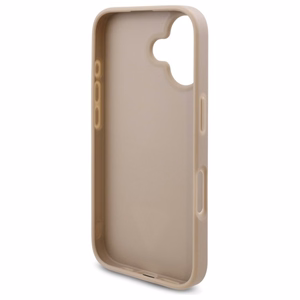 Guess Jaunais 4G Trīsstūris viedtālruņa apvalks iPhone 16 Plus - balts