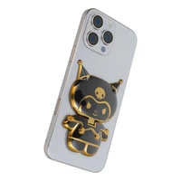 DOLL viedtālruņa statīvs - uzlīmējamais - melns