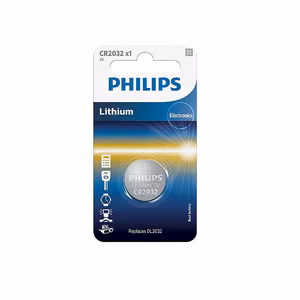 Батарейка PHILIPS CR2032 Lithium 1 шт. блистер