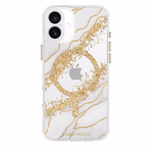 Case-Mate Karat MagSafe vāciņš ierīcei iPhone 16 Plus, ar “Granite” rakstu