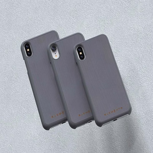 Nordic Elements Original Gefion vāciņš ierīcei iPhone XS Max, ar dabīga kļavas koka apdari, vidēji pelēks