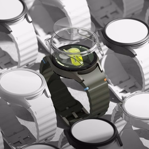 Ringke Slim un rūdītā stikla apvalks + stikla komplekts Samsung Galaxy Watch 7 44mm - melns