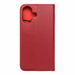 Ādas apvalks SMART PRO viedtālrunim IPHONE 17 - sarkans