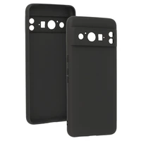 Matēts aizmugurējais viedtālruņa apvalks GOOGLE PIXEL 8 PRO melns