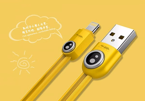 REMAX kabelis Lemen RC-101m - USB uz Micro USB - dzeltens