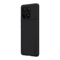 Nillkin Super Frosted Shield Pro viedtālruņa apvalks Xiaomi Redmi K70E/Poco X6 Pro 5G (melns)
