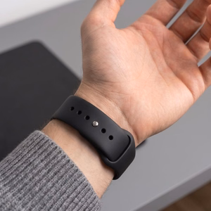 Tech-Protect silikona siksniņa Apple Watch 44 / 45 / 46 / 49 mm, melna