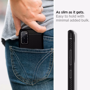 Spigen Rugged Armor viedtālruņa apvalks Samsung Galaxy S20 FE - matēts melns