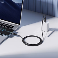 Borofone kabelis BX123 Leya - USB uz Typ C - 36W 3A 1 metrs melns