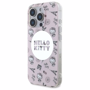 Hello Kitty IML Visur Parīze magnētiskais viedtālruņa apvalks iPhone 16 Pro Max - rozā