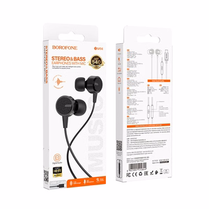 Наушники Borofone BM94 USB-C чёрный
