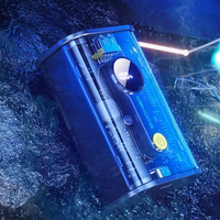 WEKOME WP-333 Vanguard Series - Power bank 10000 mAh Super Charging PD 20W + QC 22.5W (melns / caurspīdīgs)