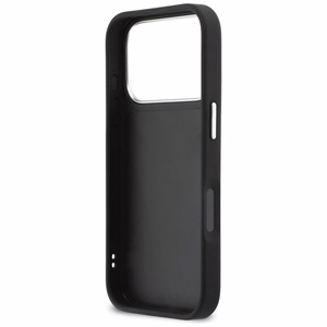 Karl Lagerfeld IML Glitter KL Diamond Logo чехол для iPhone 17 Pro чёрный