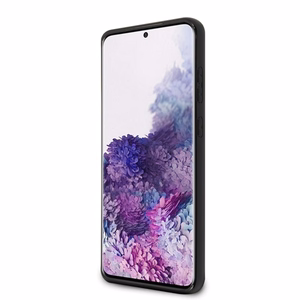 Ferrari FEHCAHCS67BK cietais maciņš Samsung S20+ G985 Carbon Heritage – melns