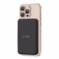 Tech-Protect PB24 LifeMag QI2 MagSafe 10000mAh Portatīvais lādētājs (m) - melns