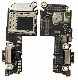 Flex Xiaomi 13 ar charging connector un microphone, SIM card contact original (service pack)