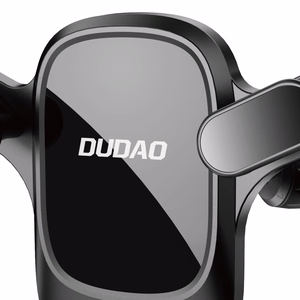Dudao F5Pro automašīnas tālruņa turētājs, stiprināms pie ventilācijas restes – melns