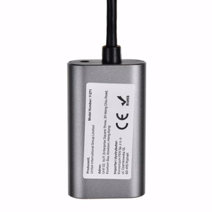 UNITEK Y-271 USB kabelis 5 m USB 2.0 USB A Pelēks