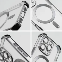 Viedtālruņa apvalks ANTISHOCK ELECTRO iPhone 16 Plus ar MagSafe melns