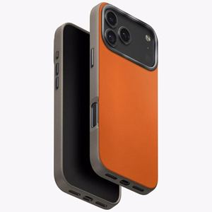 Uniq Lyden DS viedtālruņa apvalks iPhone 17 Pro Max Magclick uzlāde - oranža-pelēka