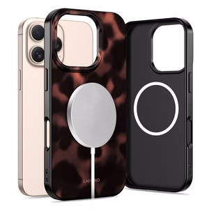 Tech-Protect Lamano Magnētiskais viedtālruņa apvalks iPhone 16 Pro Max - melns un sarkans