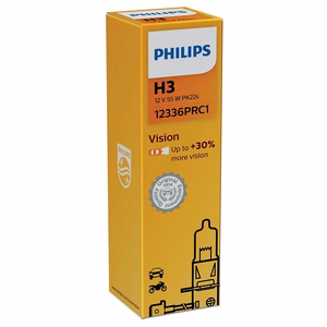 Philips H3 Vision auto spuldze 12V 55W 12336PRC1