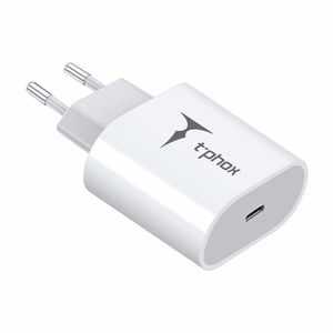 SIENAS LĀDĒTĀJS T-PHOX ISPEED 20W BALTS (EU KONTAKTDAKŠA)