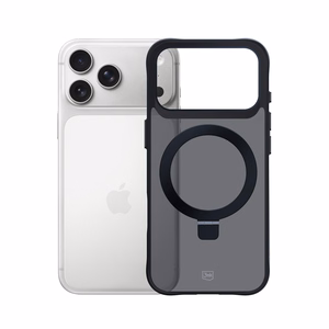 3mk Smoke magnētiskais viedtālruņa apvalks ar statīvu iPhone 17 Pro - melns