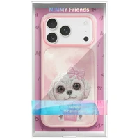 Nimmy Big Eyed Pet 2.0 Suņa viedtālruņa apvalks iPhone 17 Pro - rozā