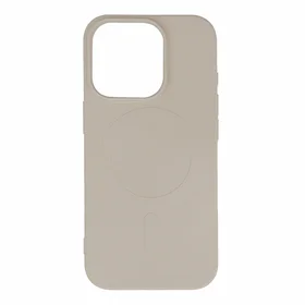 Liquid Silicone Case MagSafe apvalks iPhone 16 Pro Max - beige