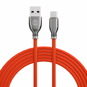 Forever Tornado kabelis USB - USB-C 1,0 m 3A sarkans