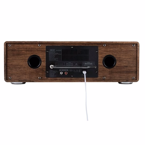 AKAI AM-100 RHAPSODY stereosistēma, 30W RMS, Bluetooth 5.0, DAB+/FM, CD/USB, AUX, brūna/melna