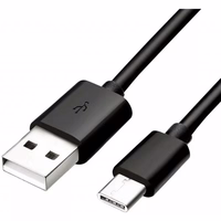 Samsung EP-DW700CBE USB-A - USB-C 1.5m kabelis (lielapjoma – aizstājējiepakojums) – melns