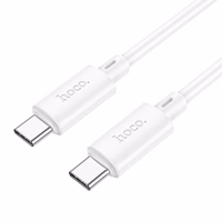 Kabelis USB C uz USB C Hoco 3A 60W 2 m X88 balts