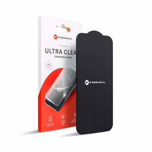Forcell Ultra Clear aizsargstikls - Iphone 16 Pro / 17 / 17 Pro melns