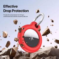 DUX DUCIS AirTag apvalks no izturīga PC materiāla (4 komplekti)