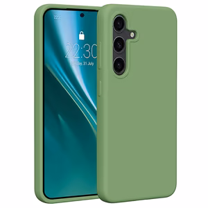 Etteri Silicone case for Samsung Galaxy S24 light green